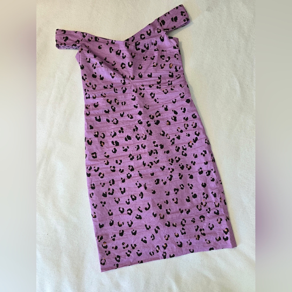 Nicole Miller Animal Print Dress